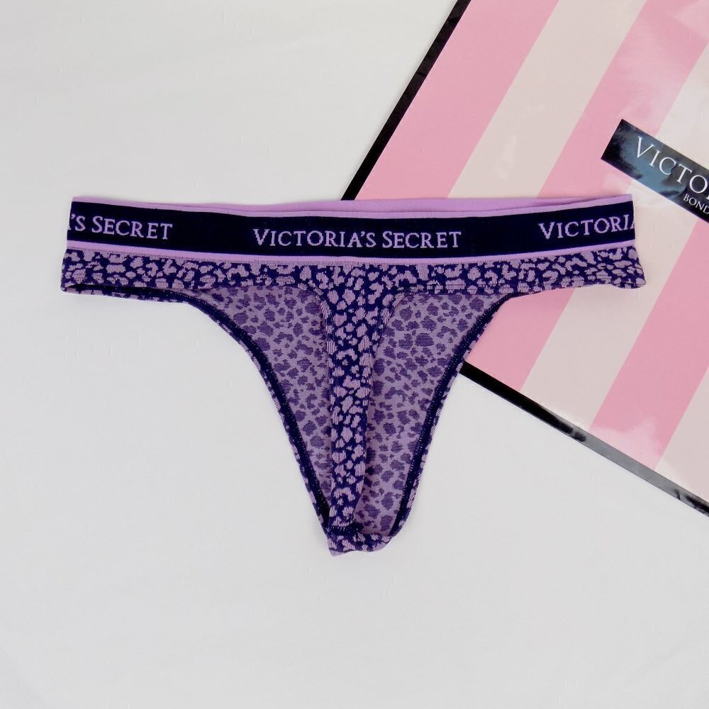 nwt victoria's secret logo no show seamless thong - Picture 4 of 4